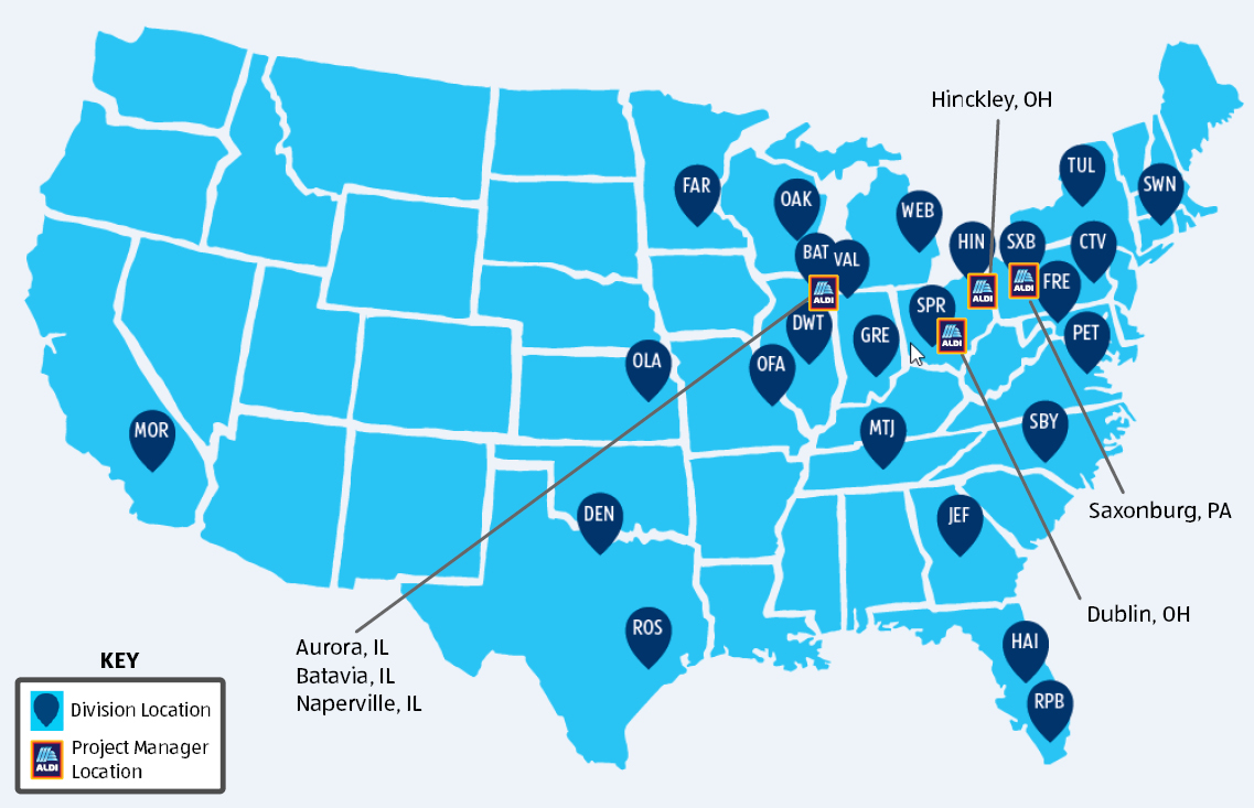 Project Manager Locations